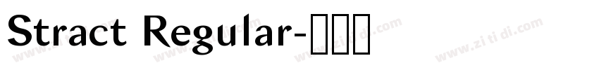 Stract Regular字体转换 Stract Regular字体转换